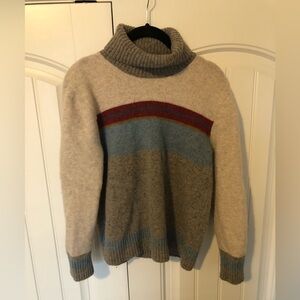 Women’s Pendleton Wool Striped Turtleneck Sweater Size M